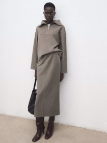 Спідниця міді MANGO модель 27061287_35 Фото