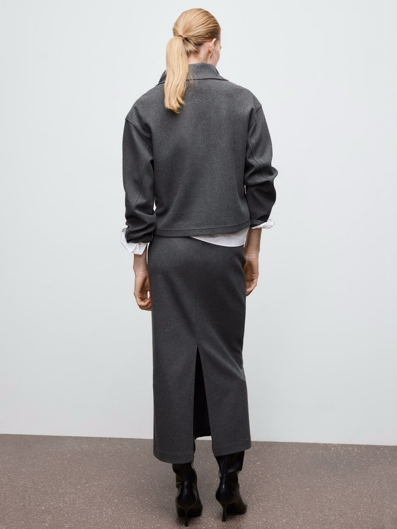 Юбка миди MANGO модель 27061287_96 Юбка миди MANGO модель 27061287_96 Фото