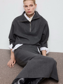 Юбка миди MANGO модель 27061287_96 Юбка миди MANGO модель 27061287_96 Фото