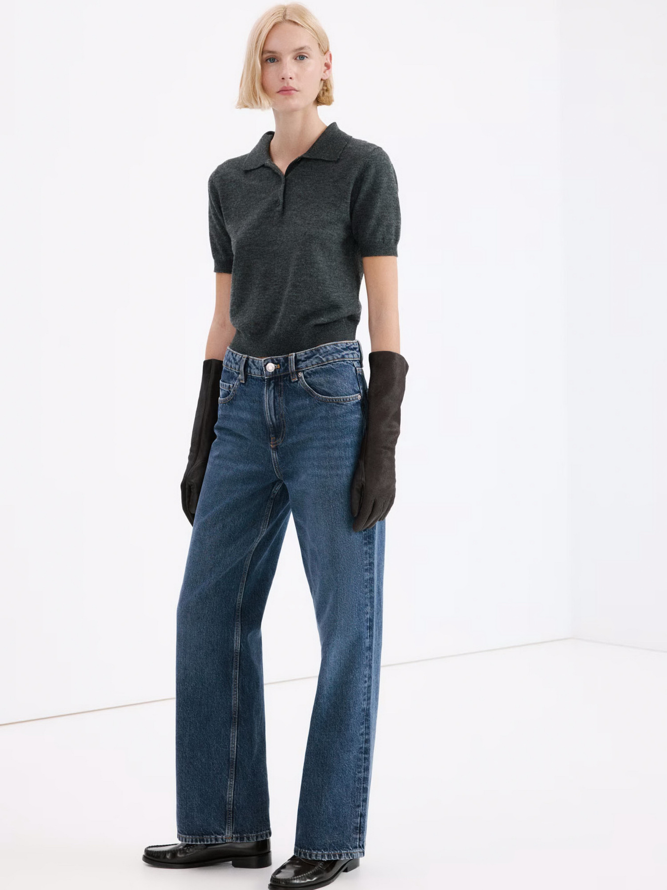 Прямые джинсы MANGO модель 27063295_TO Фото