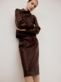 Спідниця міді MANGO модель 27071296_30 Фото