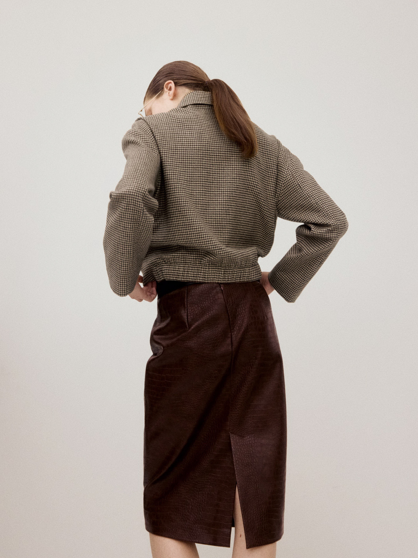 Юбка миди MANGO модель 27071296_30 Фото