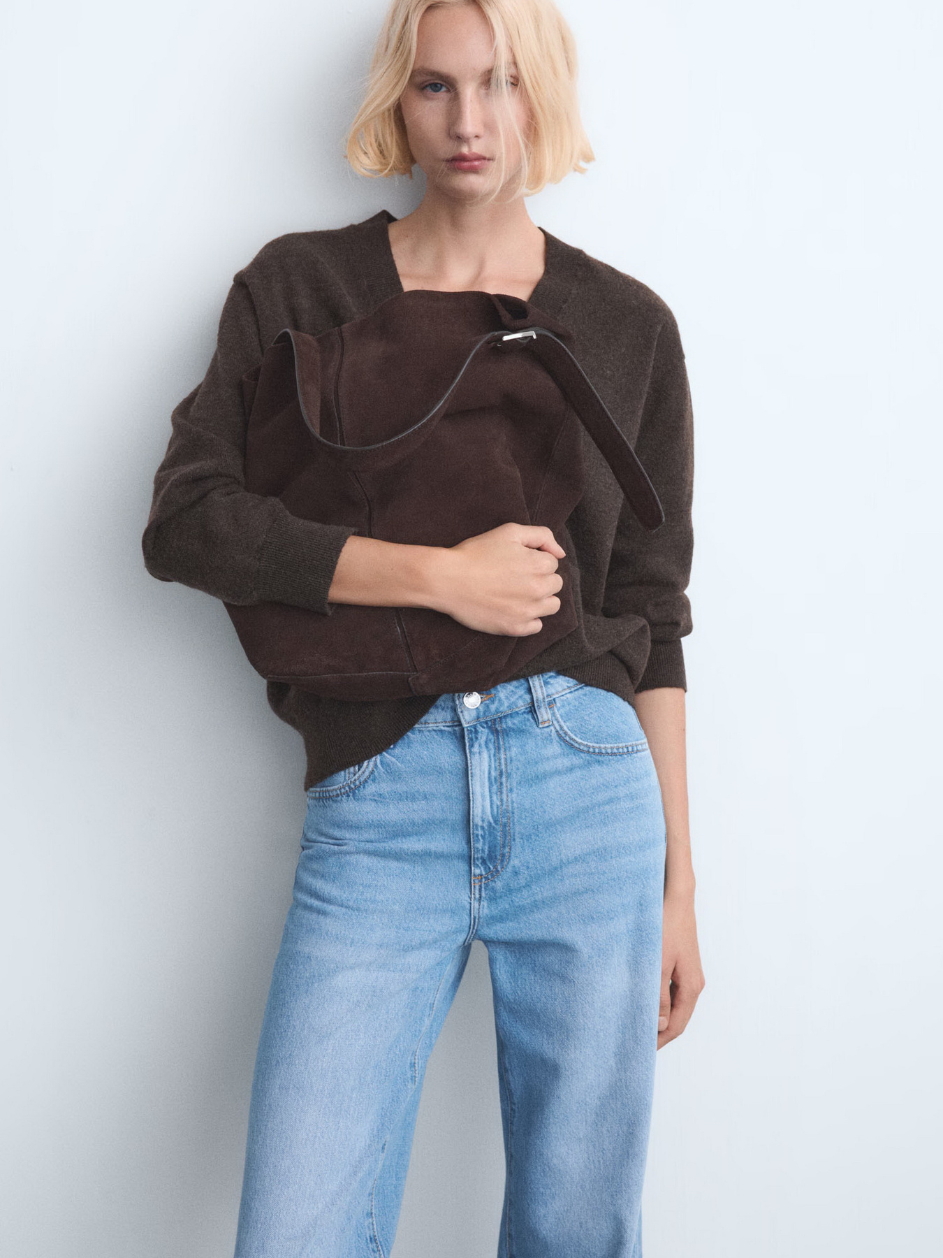 Широкие джинсы MANGO модель 27073290_TM Фото