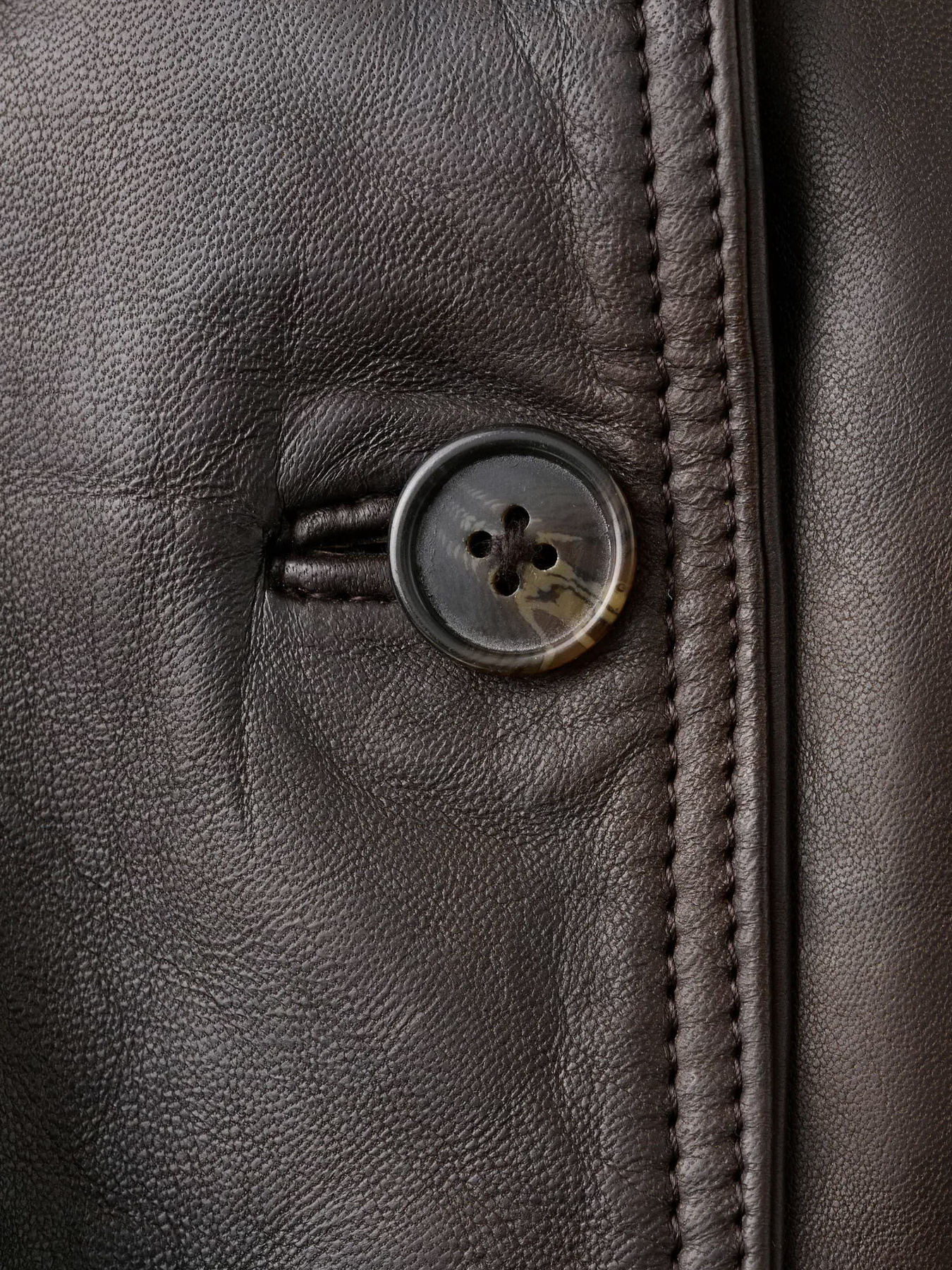 Шкіряна куртка MANGO модель 27084044_30 Фото