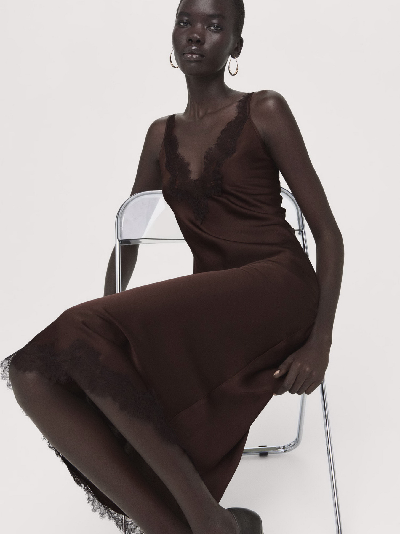 Платье миди MANGO модель 27091533_30 Фото