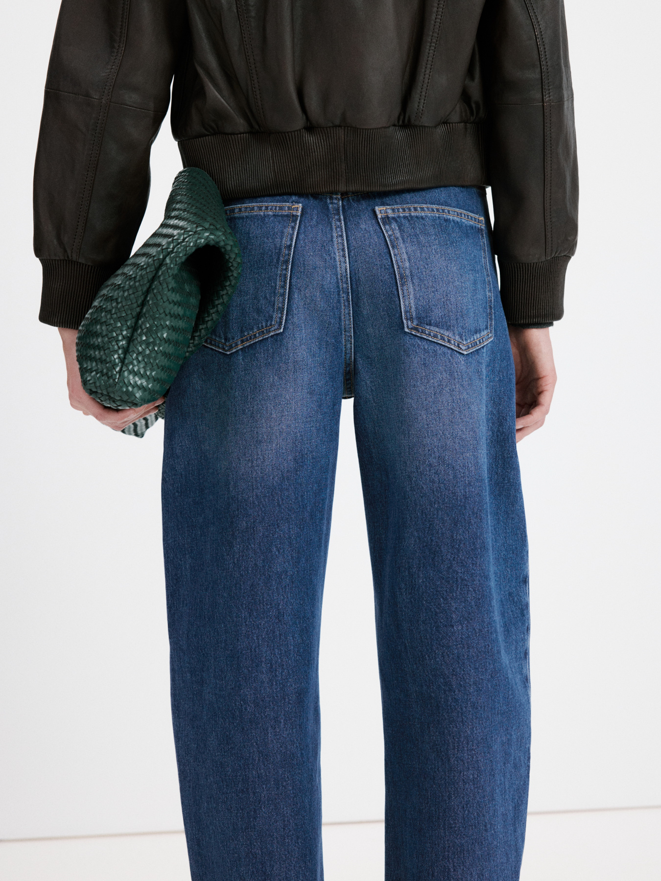 Широкие джинсы MANGO модель 27013339_TO Фото