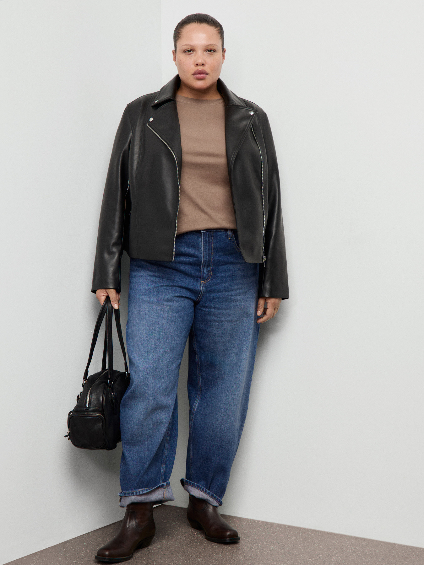 Широкие джинсы MANGO модель 27013339_TO Фото