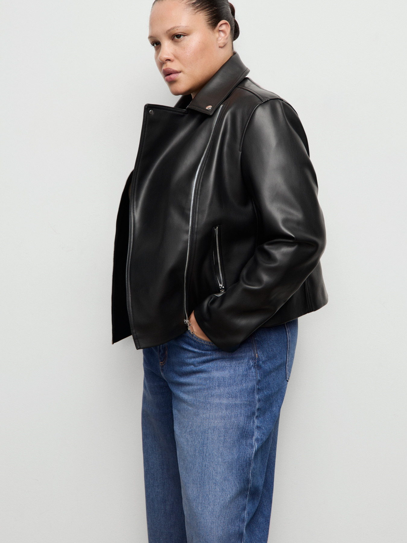 Широкие джинсы MANGO модель 27013339_TO Фото