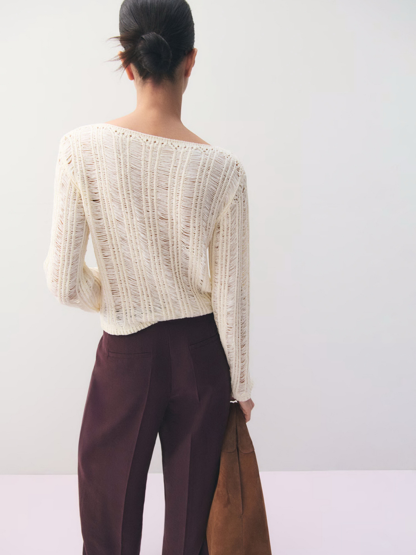 Классические штаны MANGO модель 27024788_65 Фото