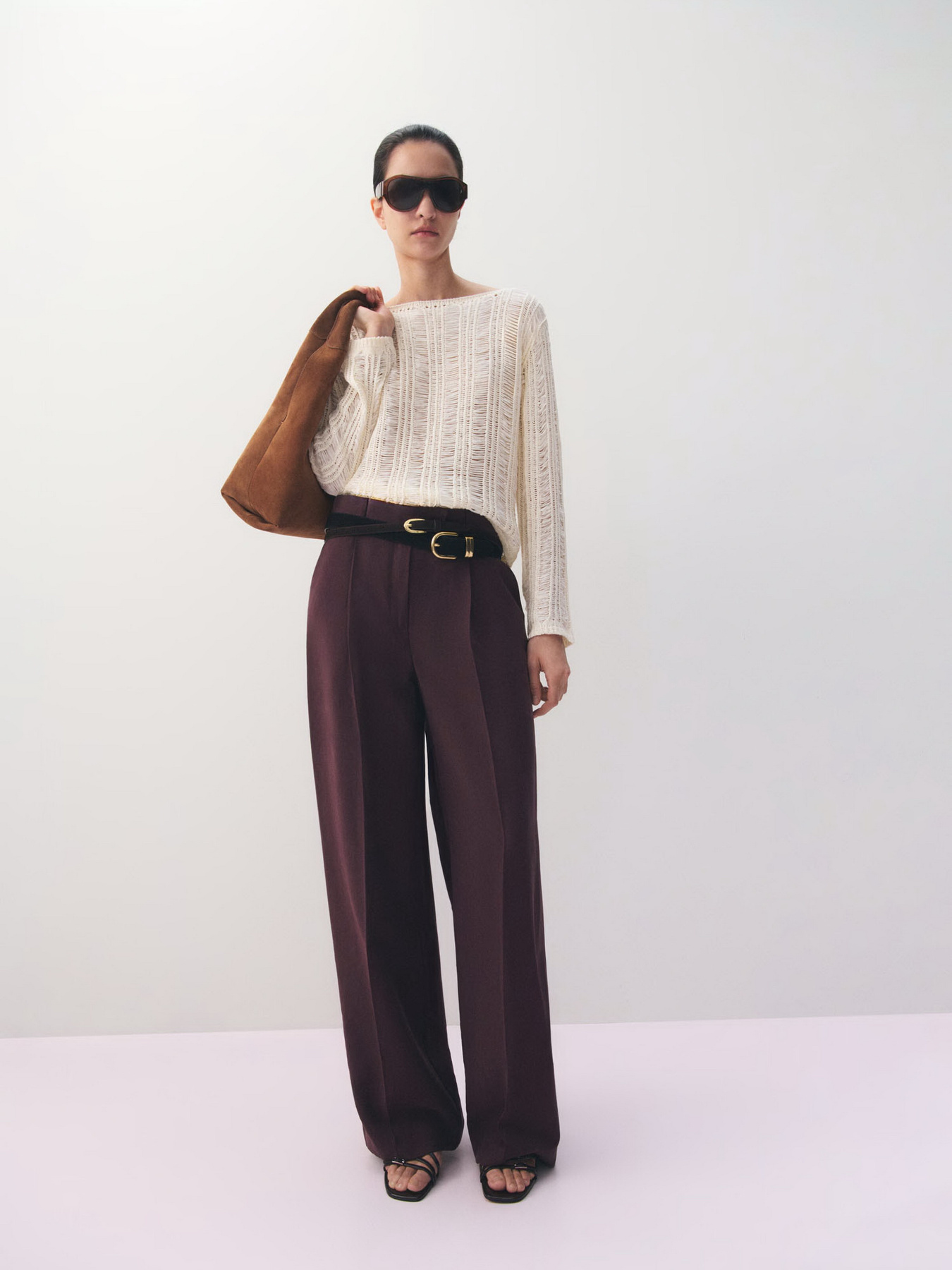 Классические штаны MANGO модель 27024788_65 Фото