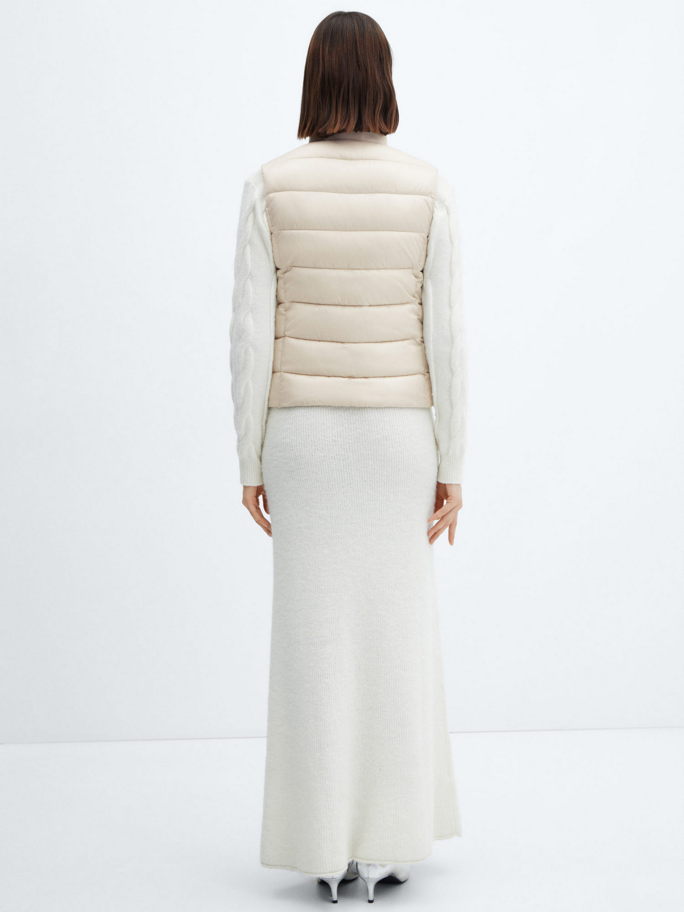 Жилет с утеплителем MANGO Blanvest модель 67092908_5 Фото