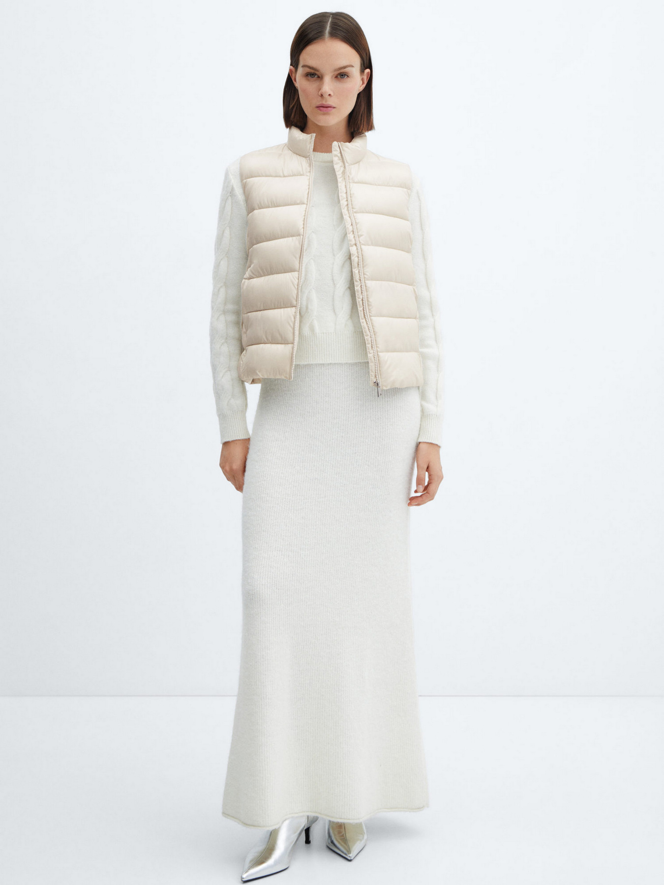 Жилет с утеплителем MANGO Blanvest модель 67092908_5 Фото