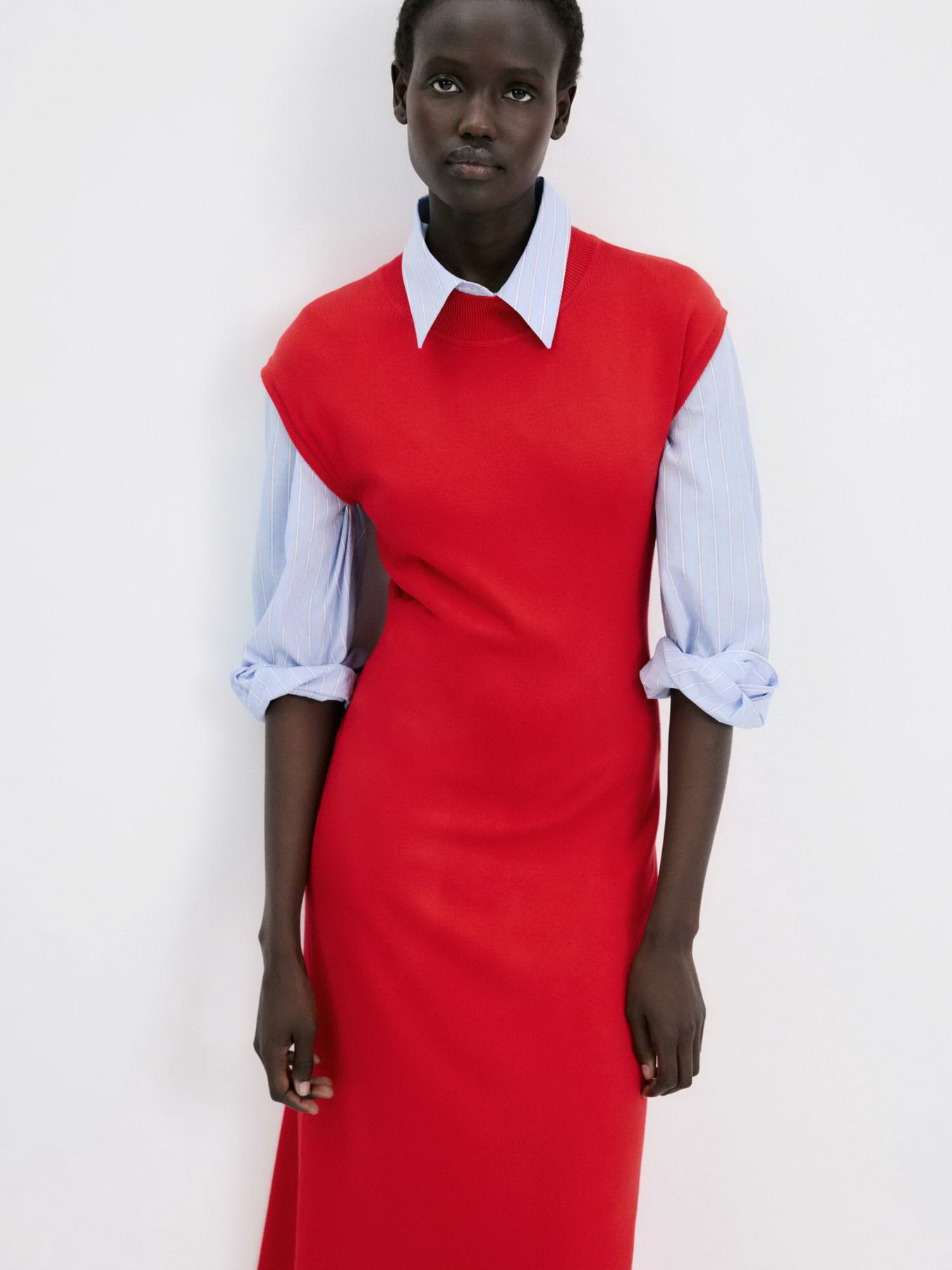 Сукня міді MANGO модель 27054084_70 Фото