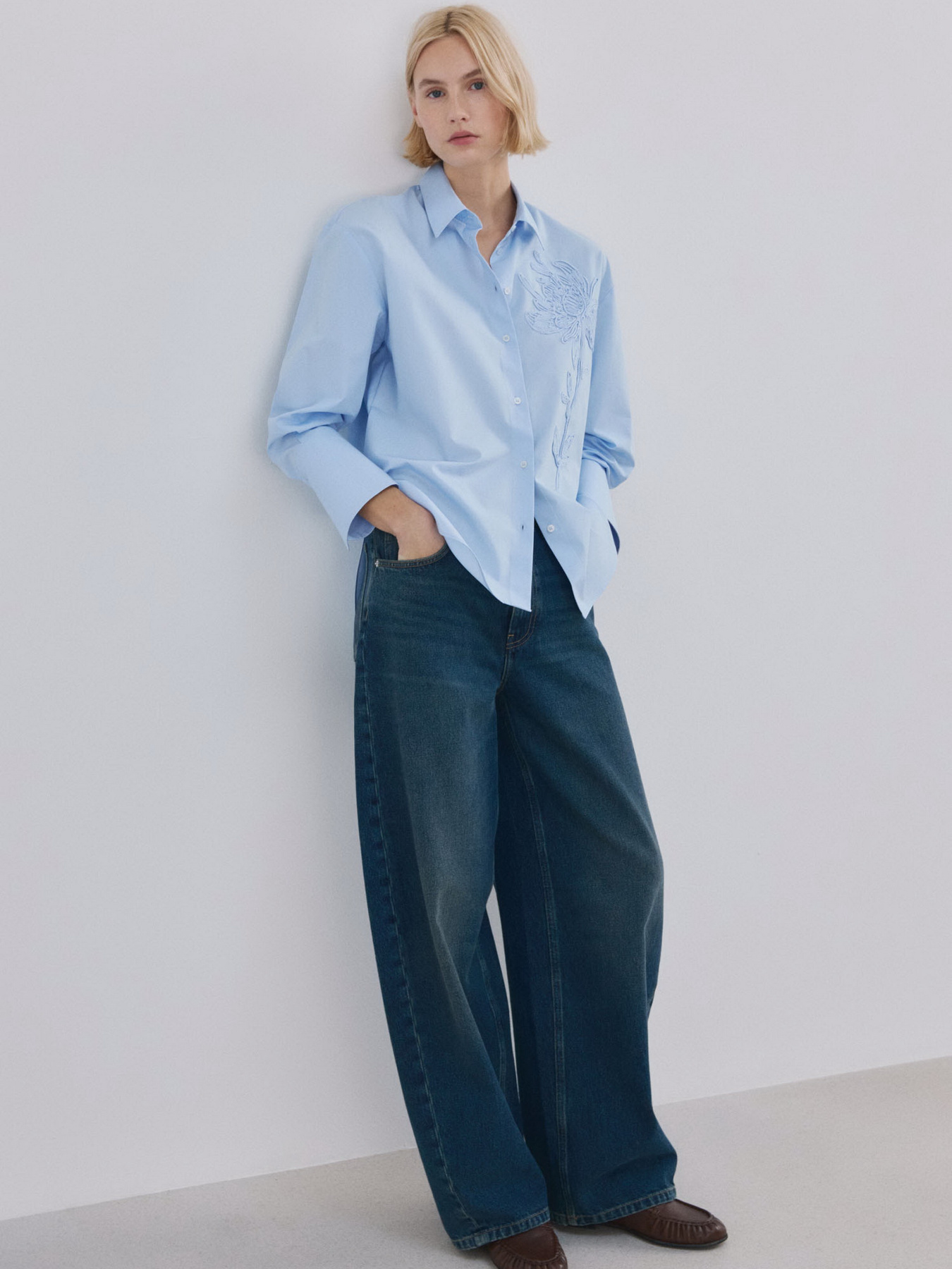 Рубашка повседневная MANGO модель 27064080_50 Фото