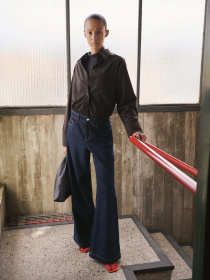 Широкие джинсы MANGO модель 27044073_TS Фото