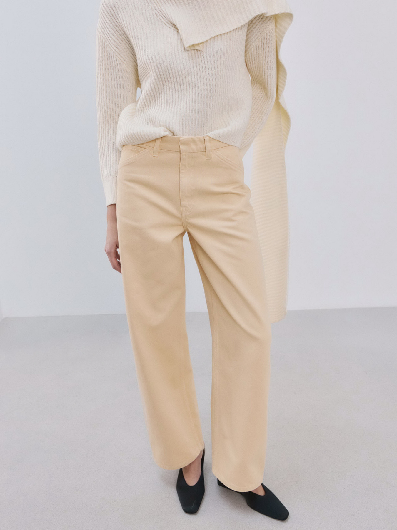 Широкі джинси MANGO модель 27034082_10 Фото