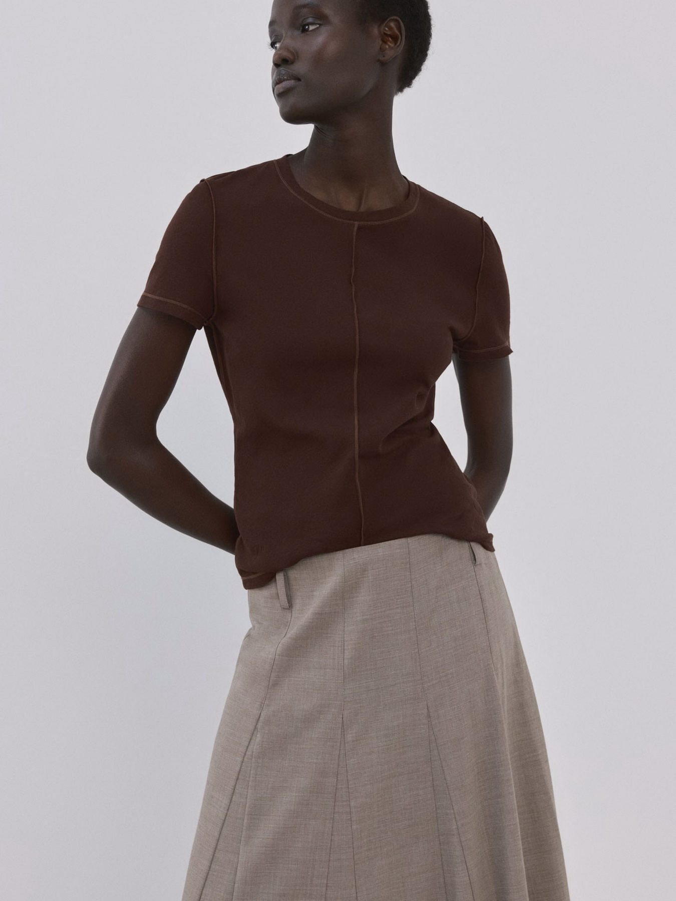 Футболка MANGO модель 27094078_30 Фото