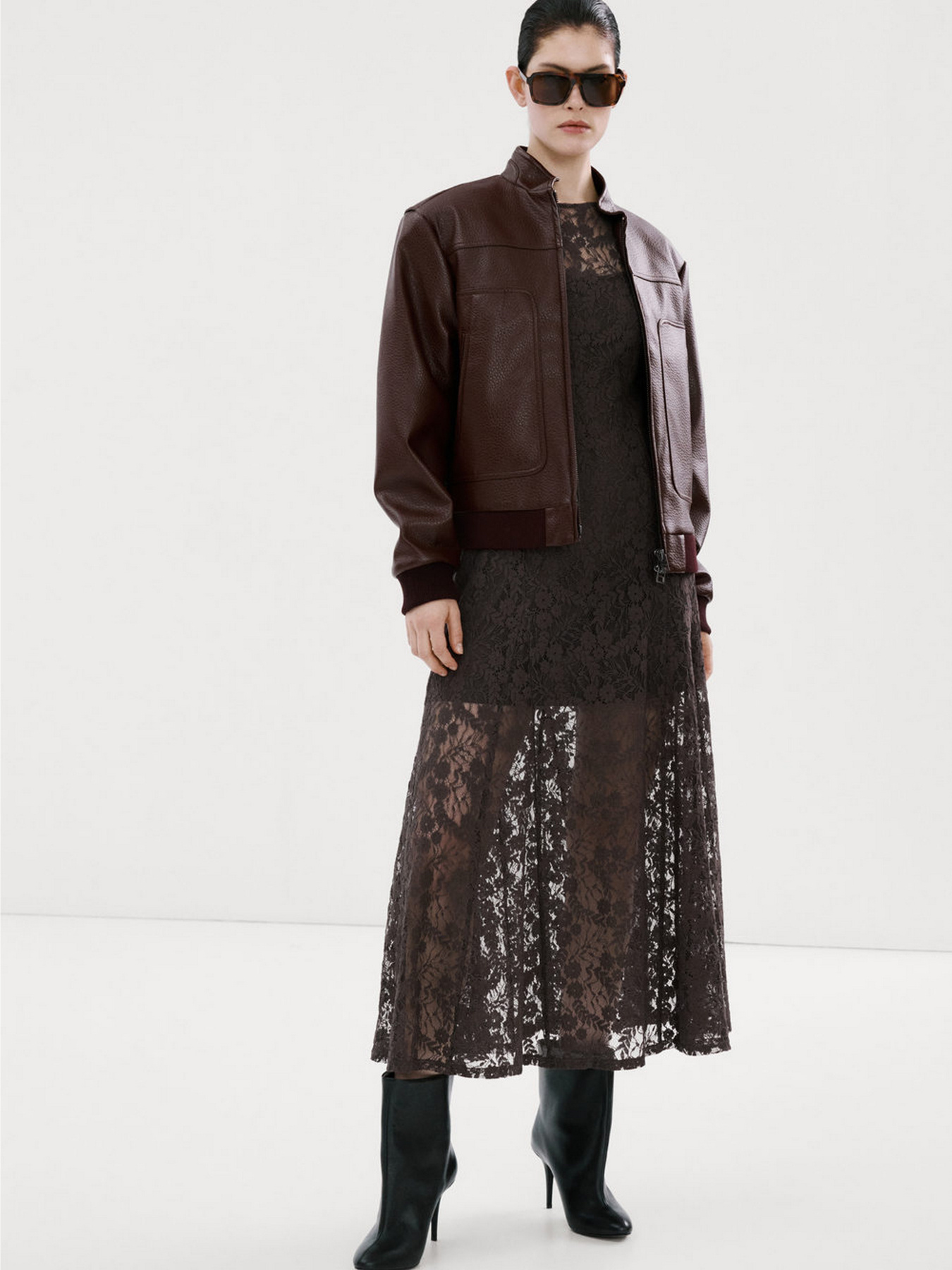 Куртка кожаная MANGO модель 27094773_76 Фото