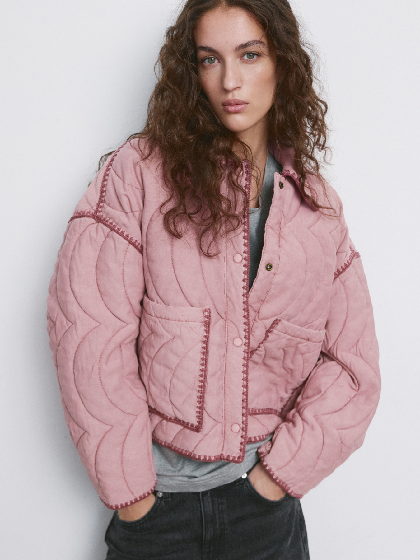 Демисезонная куртка MANGO модель 27066713_85 Фото