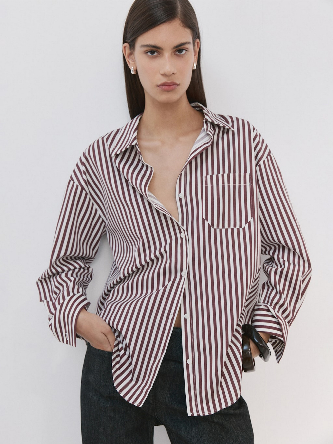 Рубашка повседневная MANGO модель 27075821_5 Фото