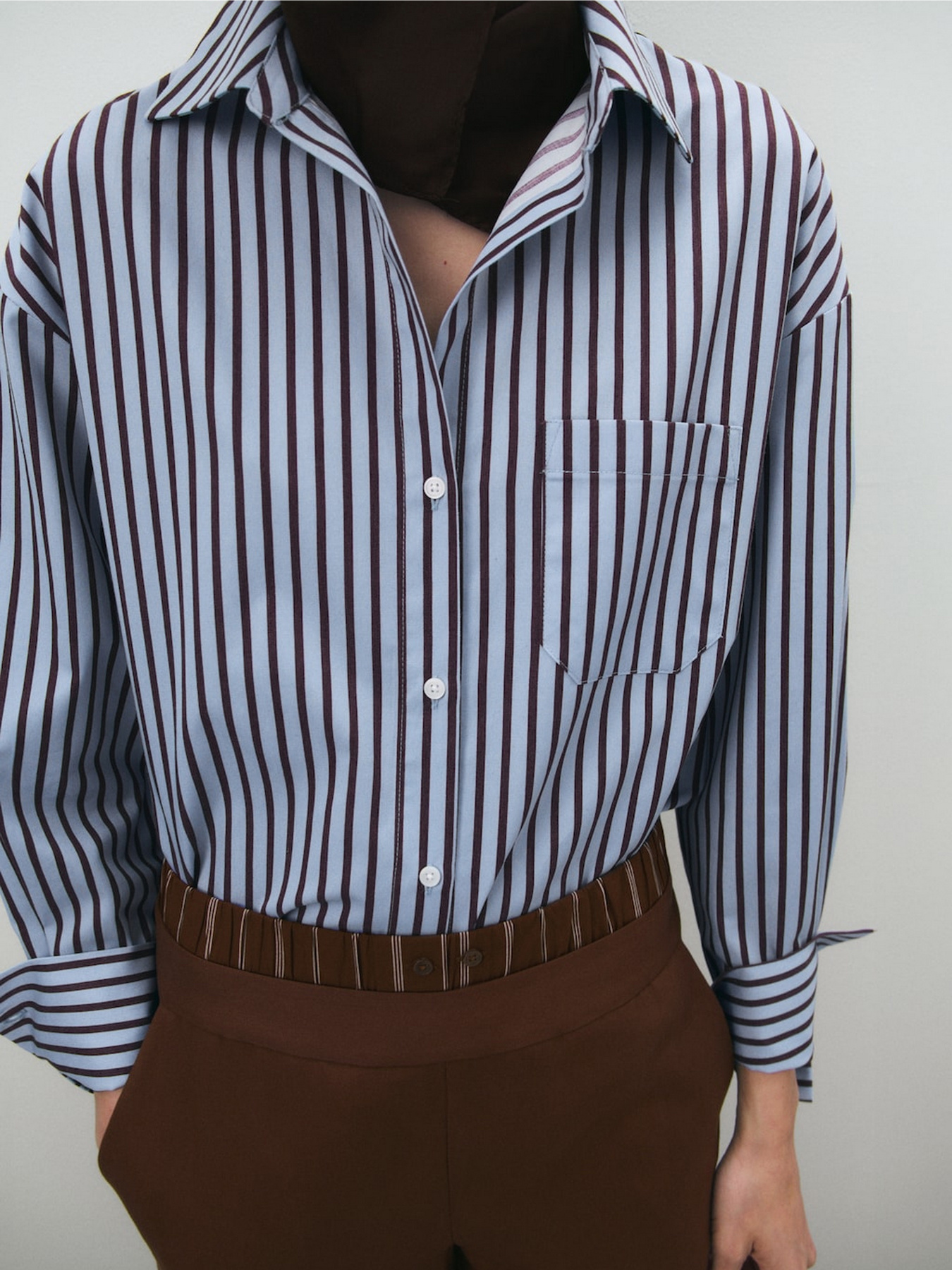 Рубашка повседневная MANGO модель 27075821_50 Фото