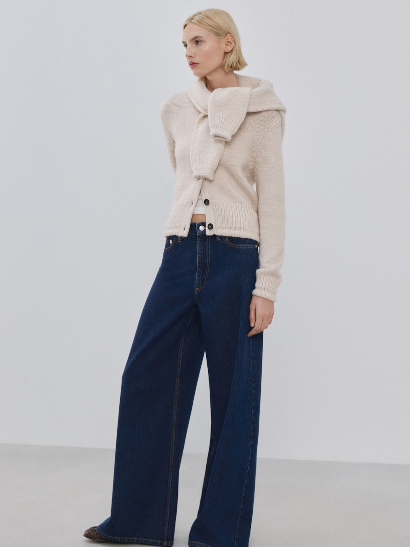 Широкі джинси MANGO модель 27054437_TS Фото