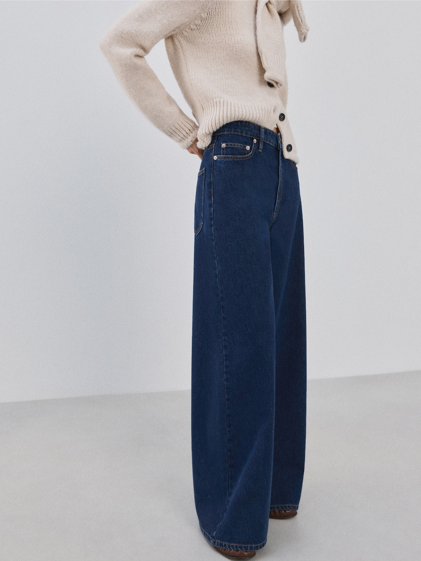 Широкі джинси MANGO модель 27054437_TS Фото