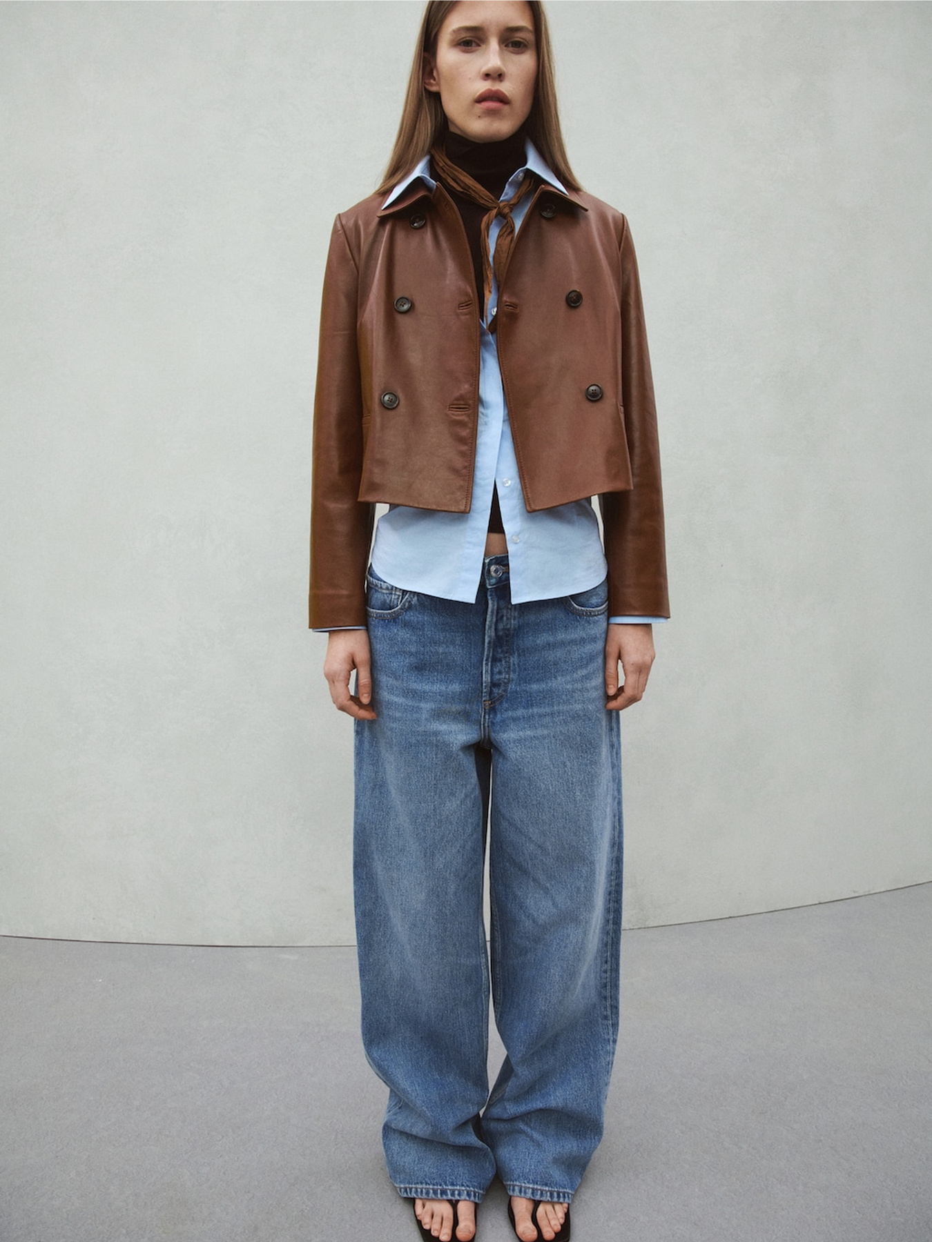 Широкі джинси MANGO модель 27034076_TM Фото