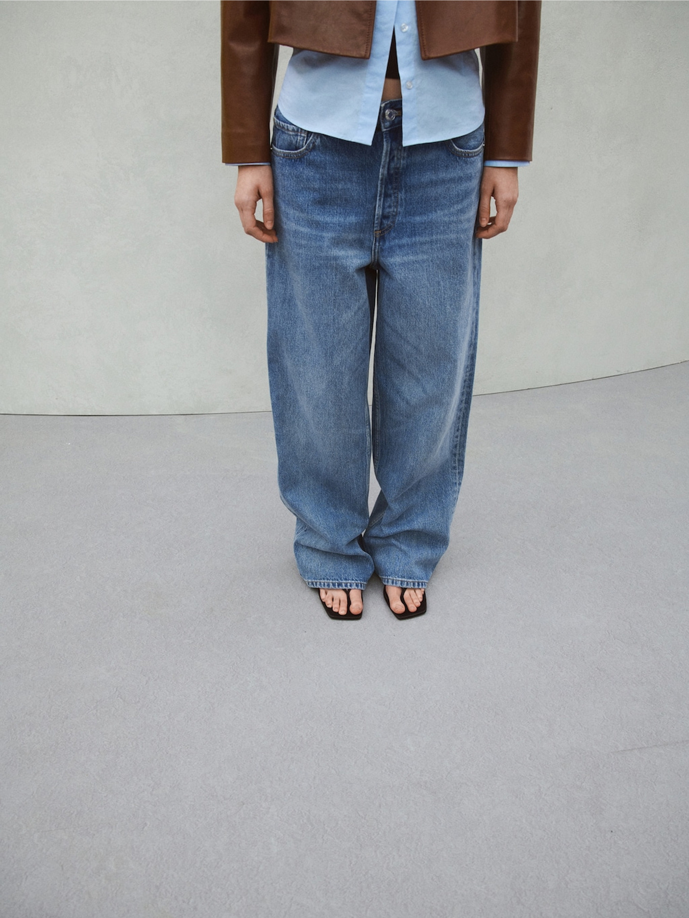 Широкі джинси MANGO модель 27034076_TM Фото