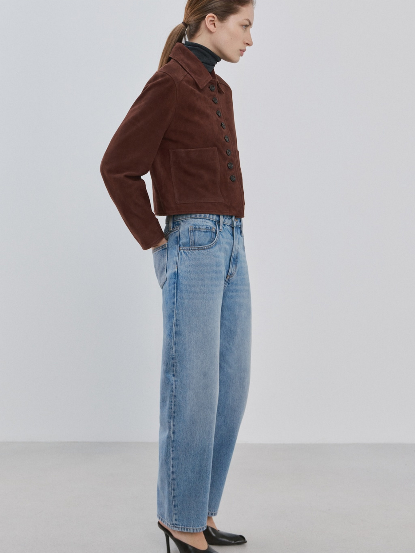 Джинсы мом MANGO модель 27034074_TM Фото