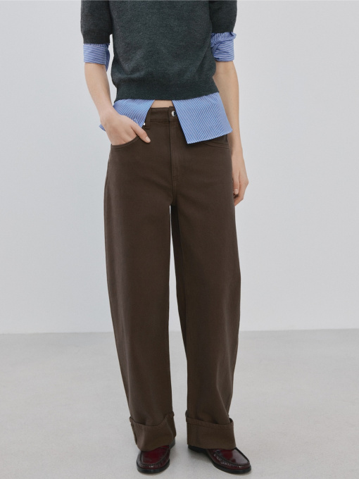 Широкие джинсы MANGO модель 27085817_32 Фото