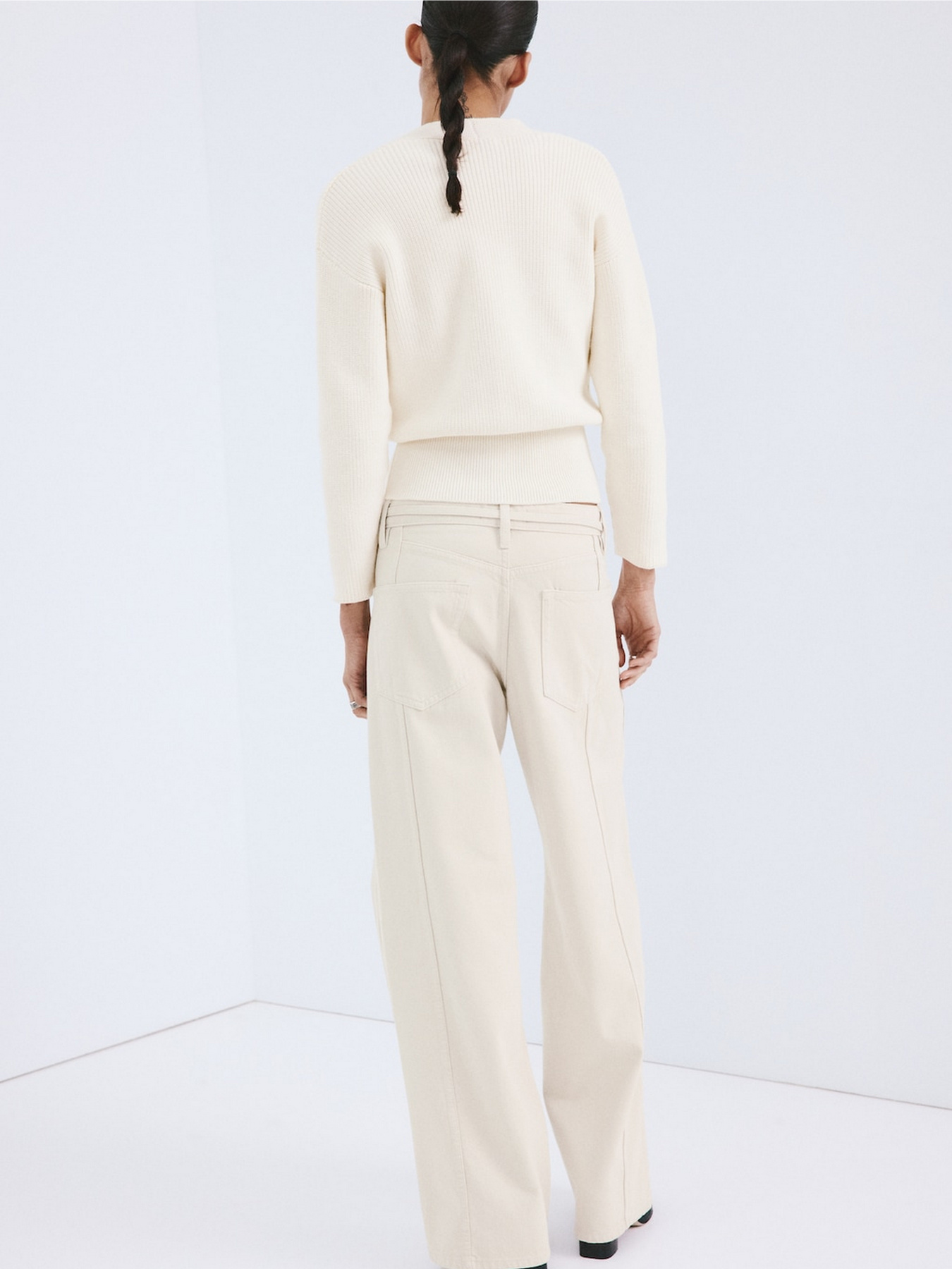 Широкі джинси MANGO модель 27025824_6 Фото