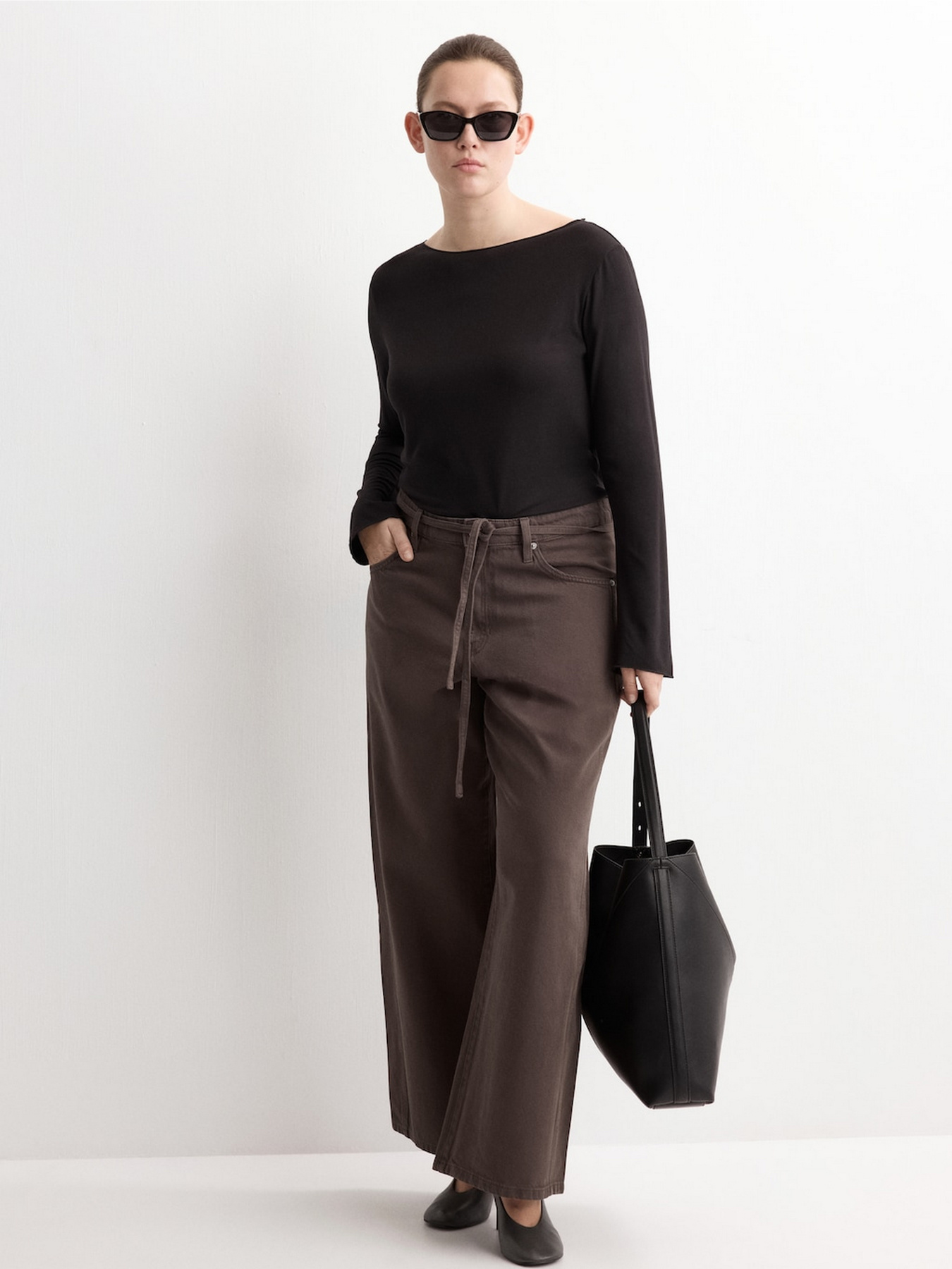 Широкі джинси MANGO модель 27015825_32 Фото