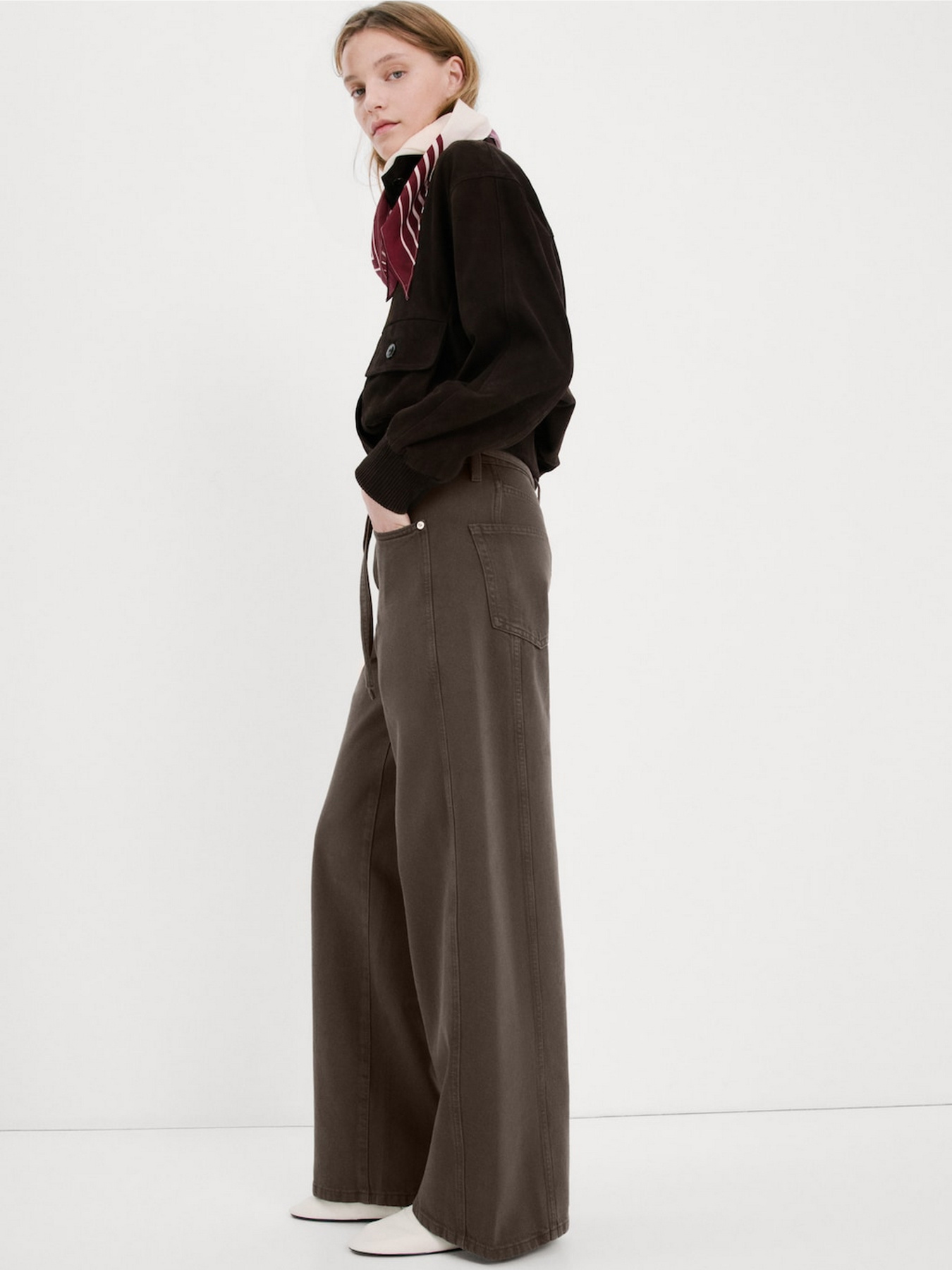 Широкі джинси MANGO модель 27015825_32 Фото