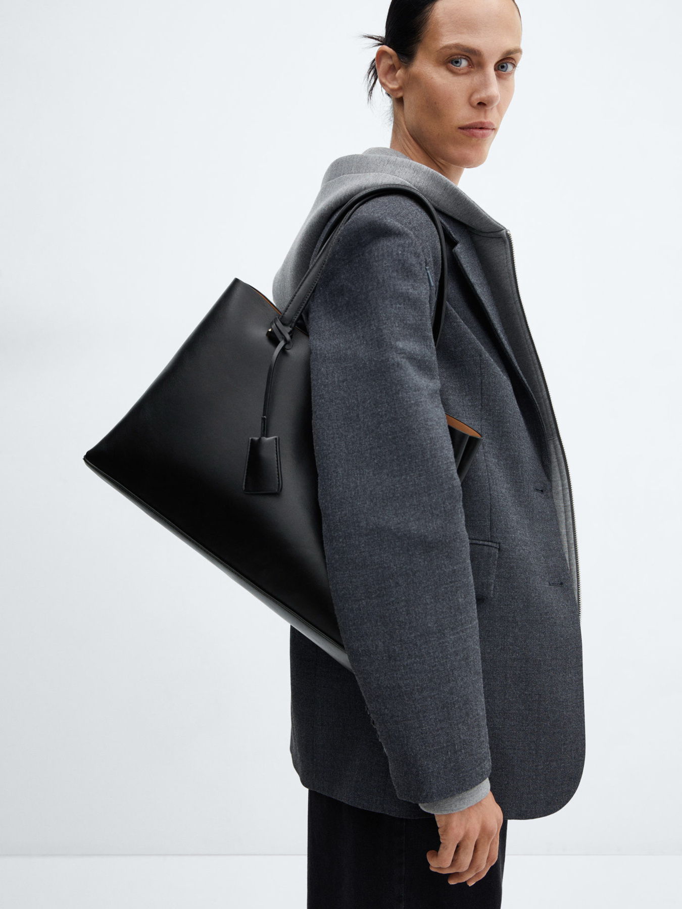 Шоппер MANGO Bello модель 67032011_99 Фото