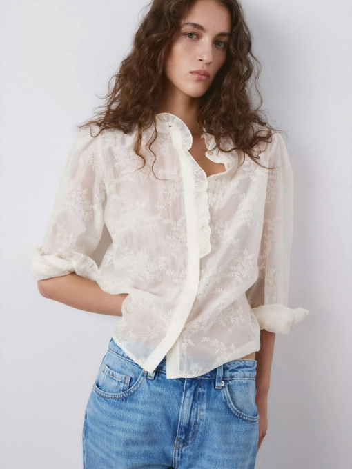 Сорочки MANGO FILCAYA модель 27085824_5 Фото