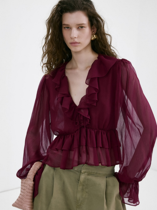 Рубашки MANGO HAPPY модель 27067160_76 Фото