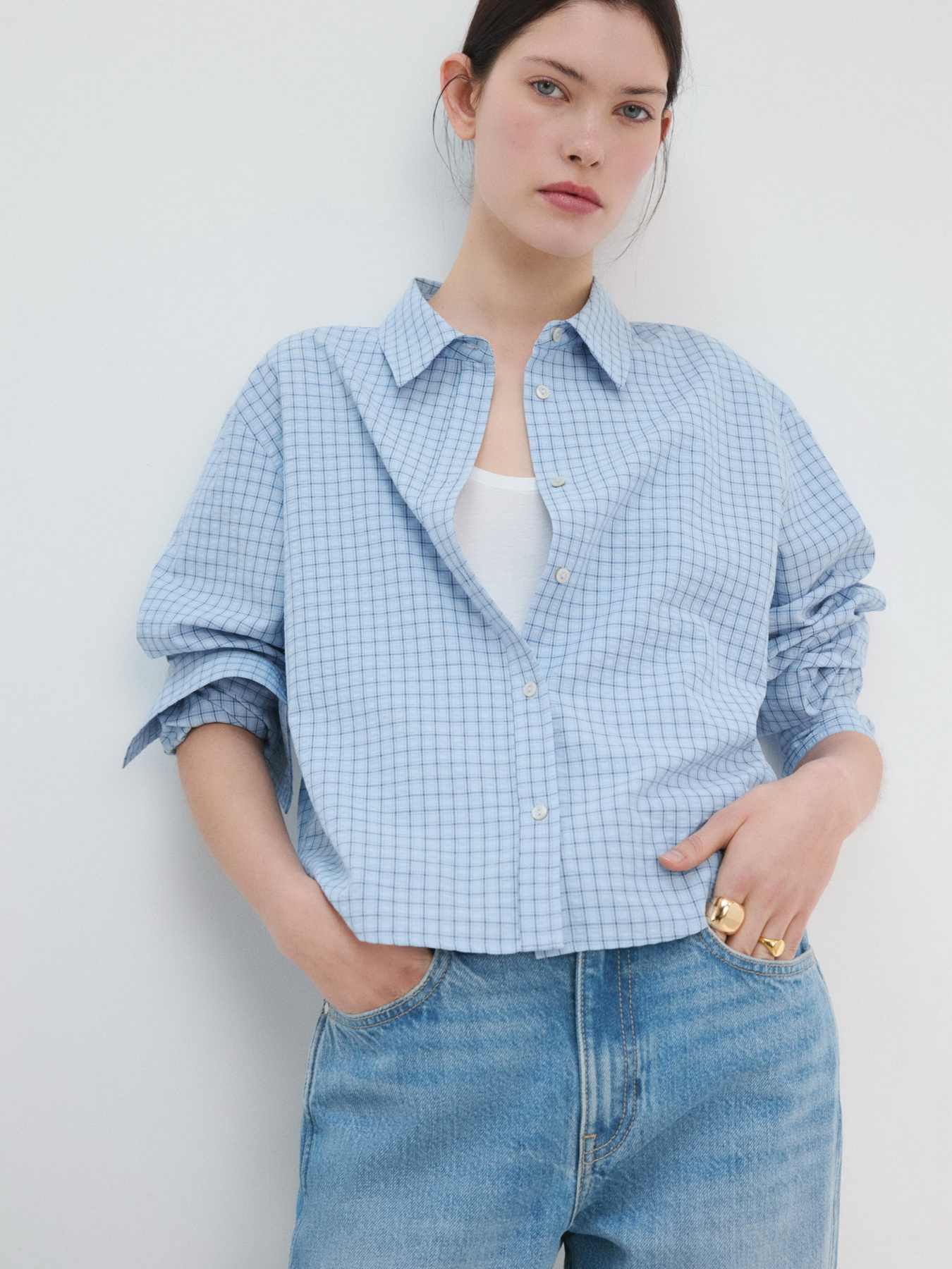 Сорочки MANGO IRUYA модель 27095837_50 Фото