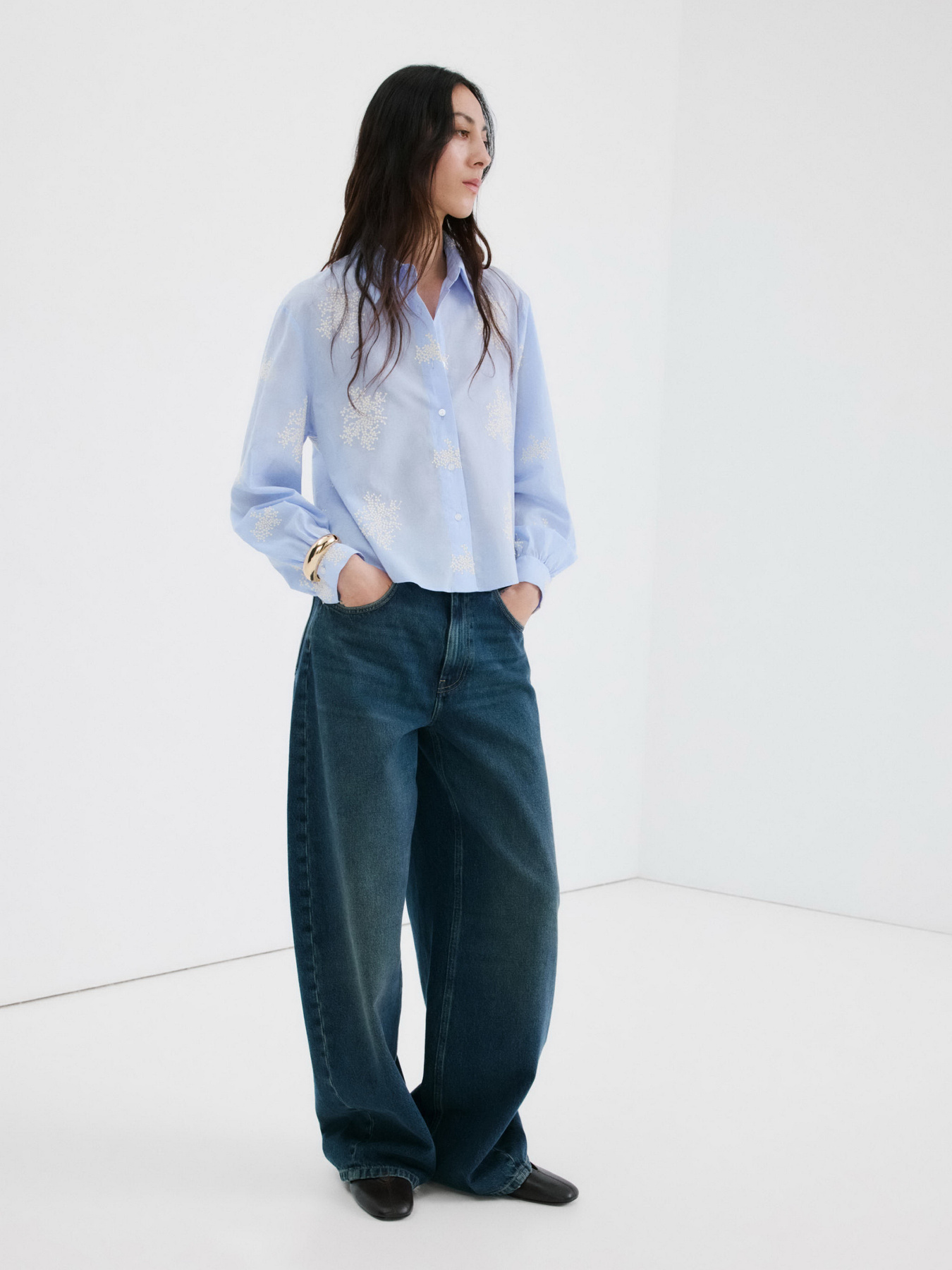 Сорочки MANGO PUCARA модель 27075831_50 Фото