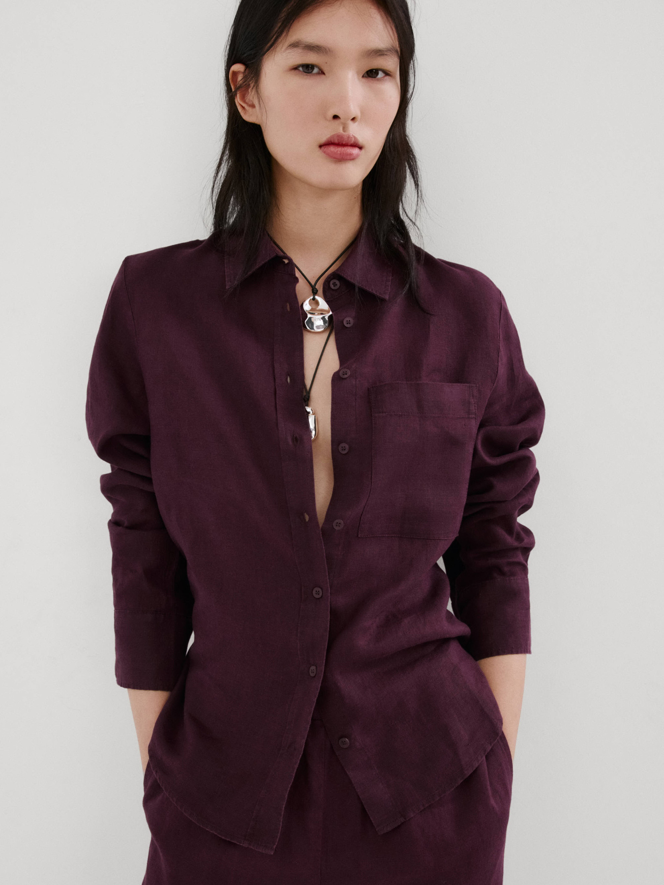 Сорочки MANGO LINO модель 27096345_66 Фото