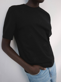 Футболки и поло MANGO FLORI модель 27077152_99 Фото