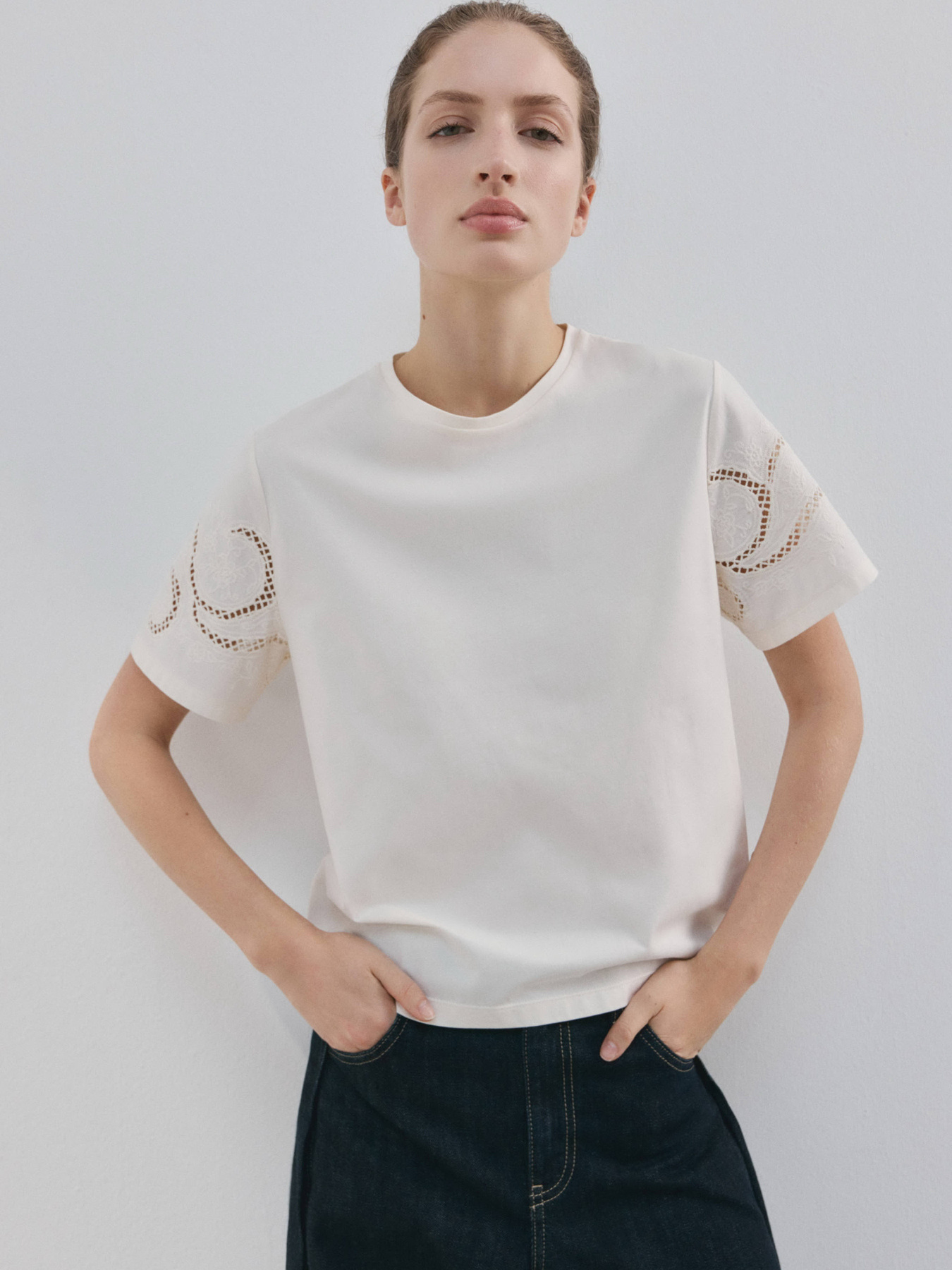 Футболки и поло MANGO PETUNIA модель 27015833_5 Фото