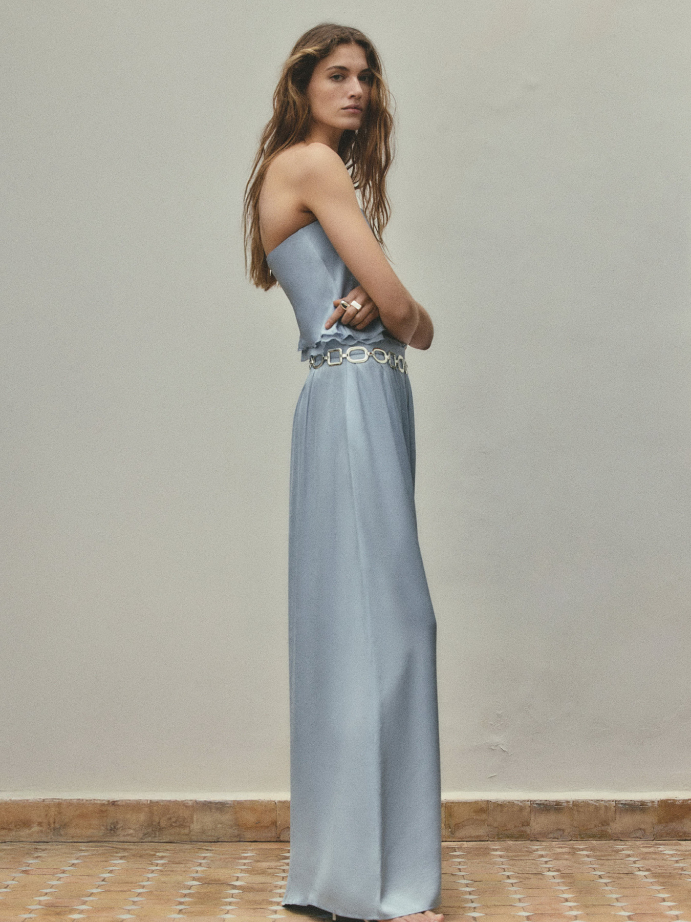 Брюки MANGO AZUR модель 27027946_50 Фото