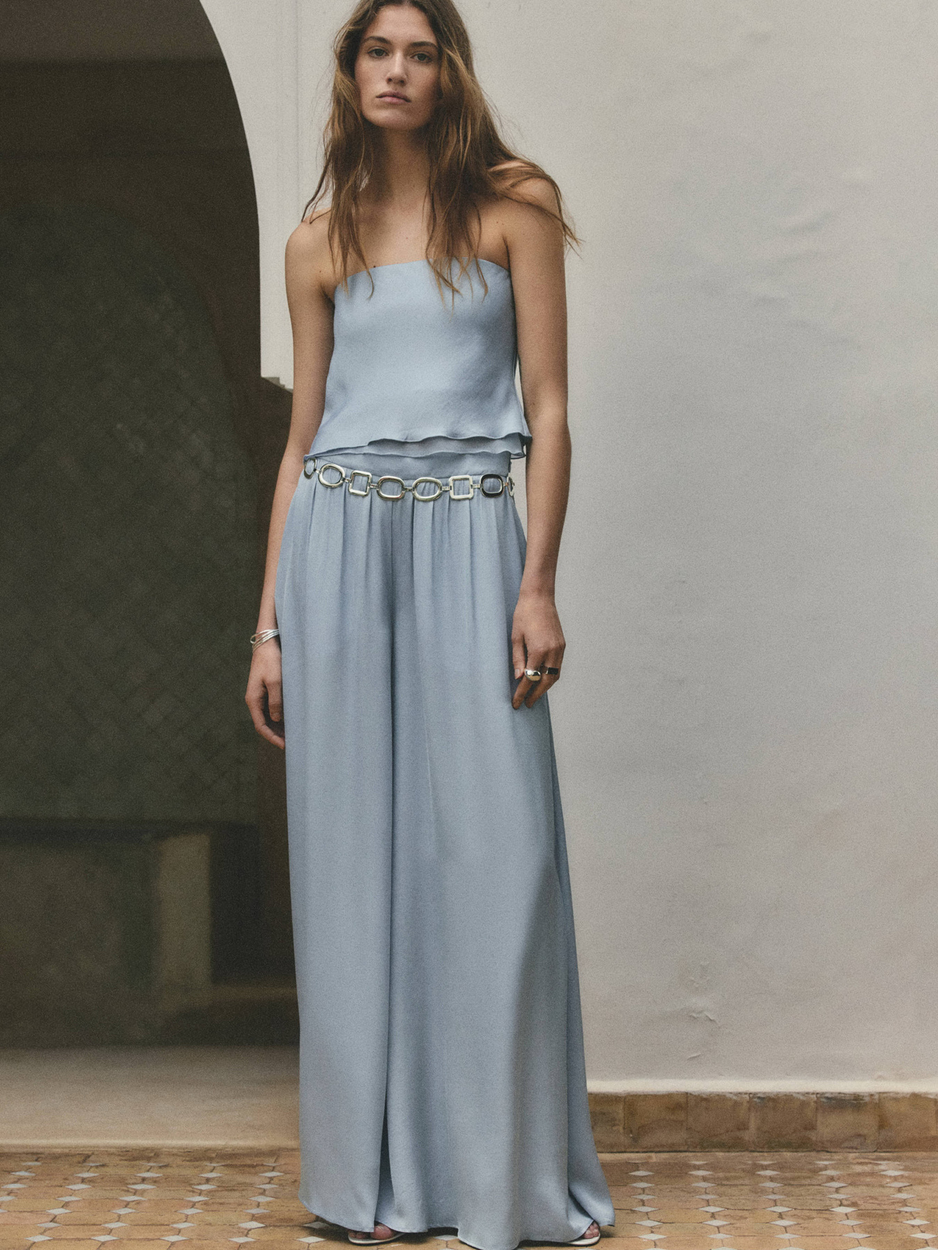 Брюки MANGO AZUR модель 27027946_50 Фото