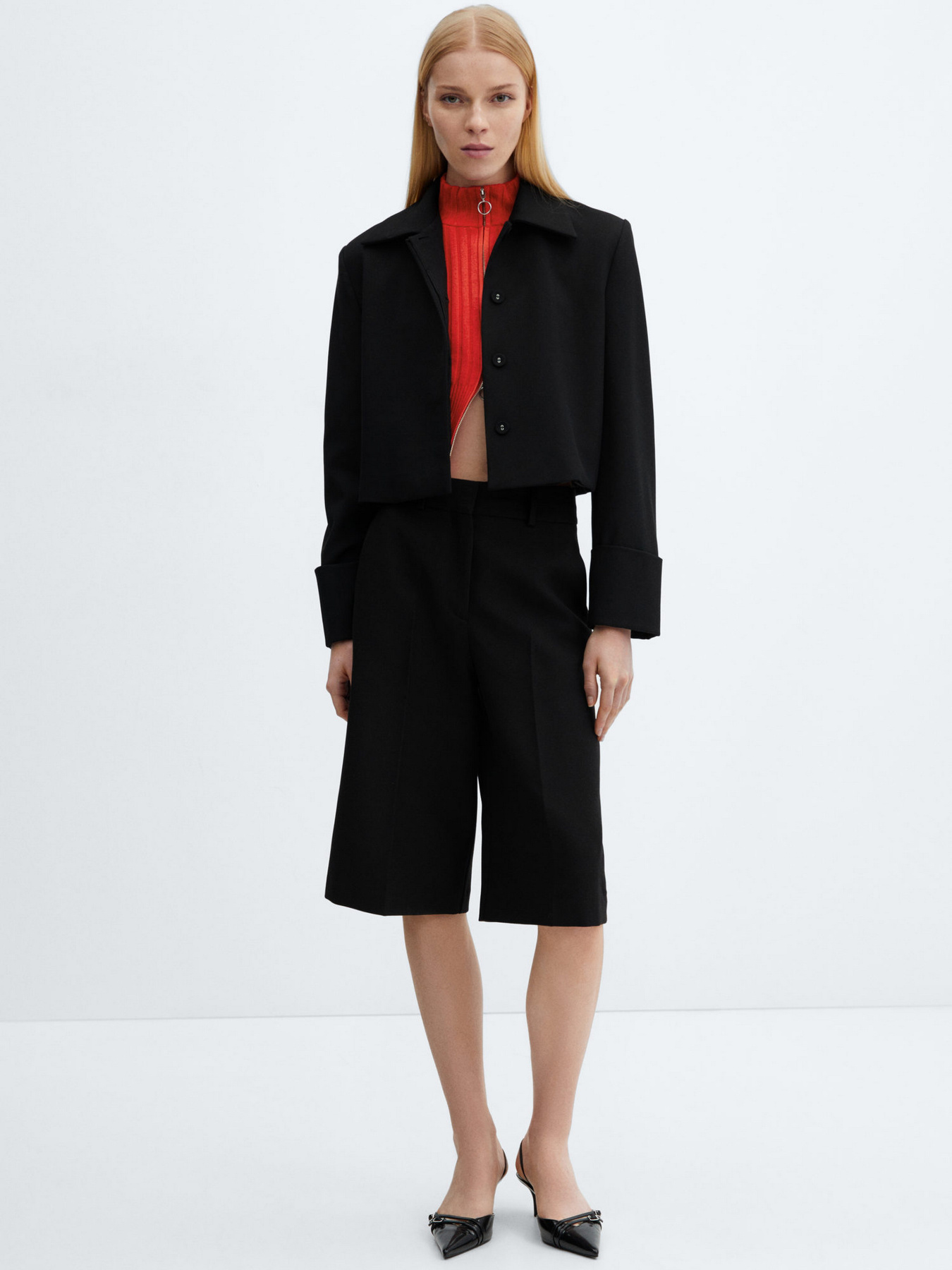 Шорты MANGO Paul модель 67084474_99 Фото