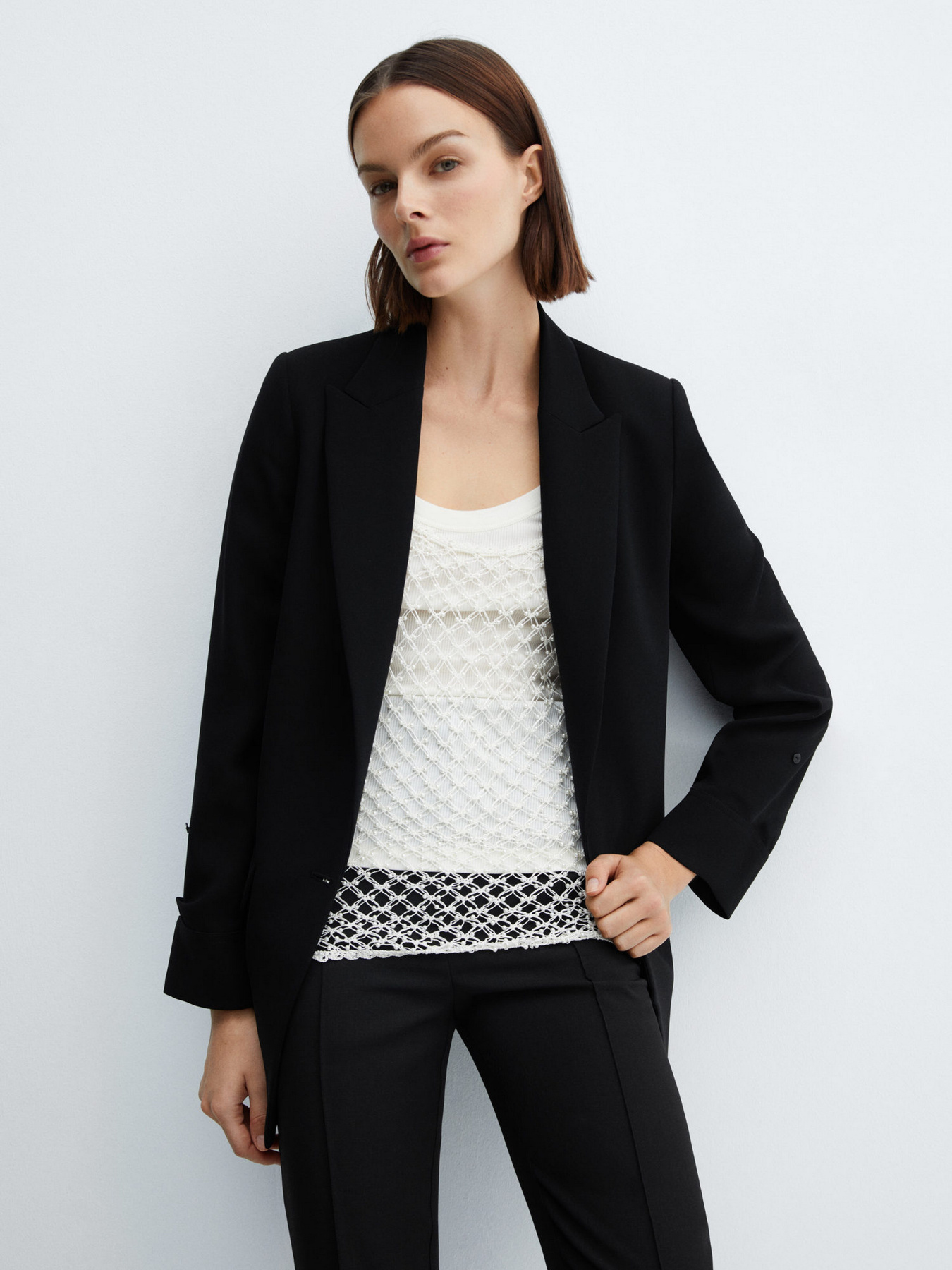 Пиджак MANGO Eleonor модель 67093264_99 Фото