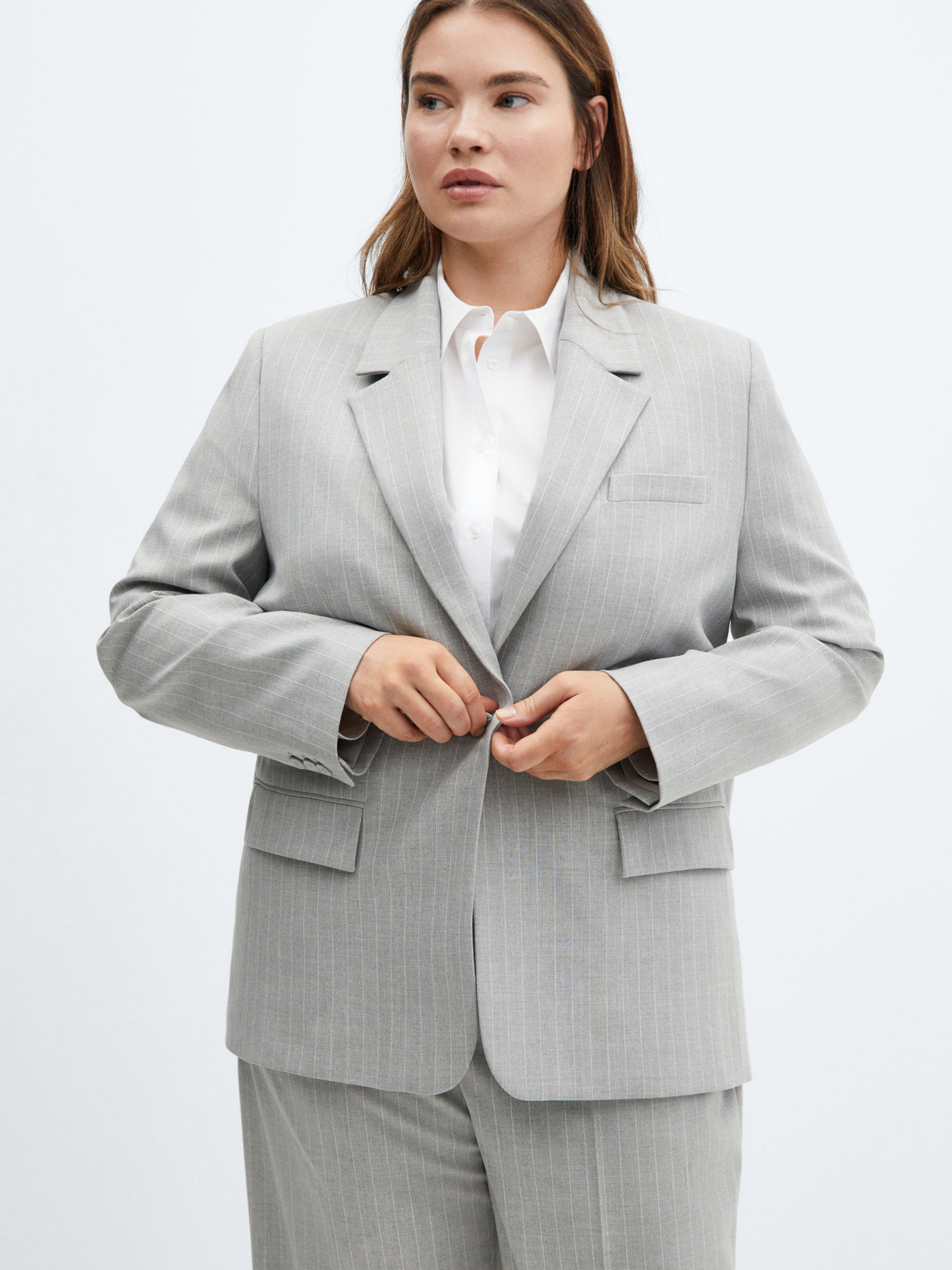 Пиджак MANGO Rayita модель 67084072_94 Фото