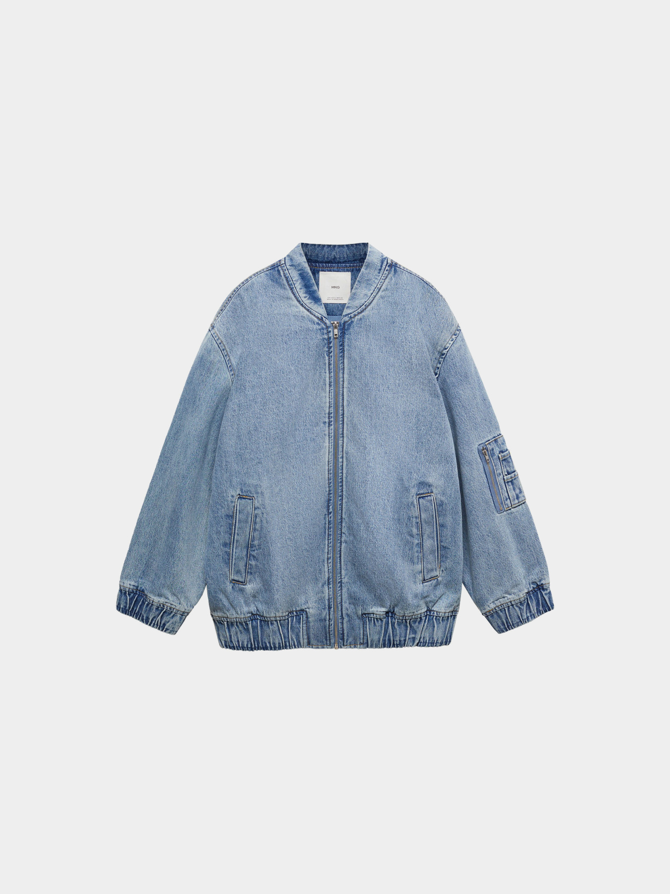 Джинсова куртка MANGO Bombon модель 67054782_TM Фото