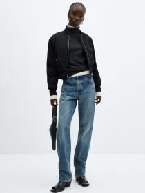 Бомбер MANGO Crush модель 67053262_99 Фото