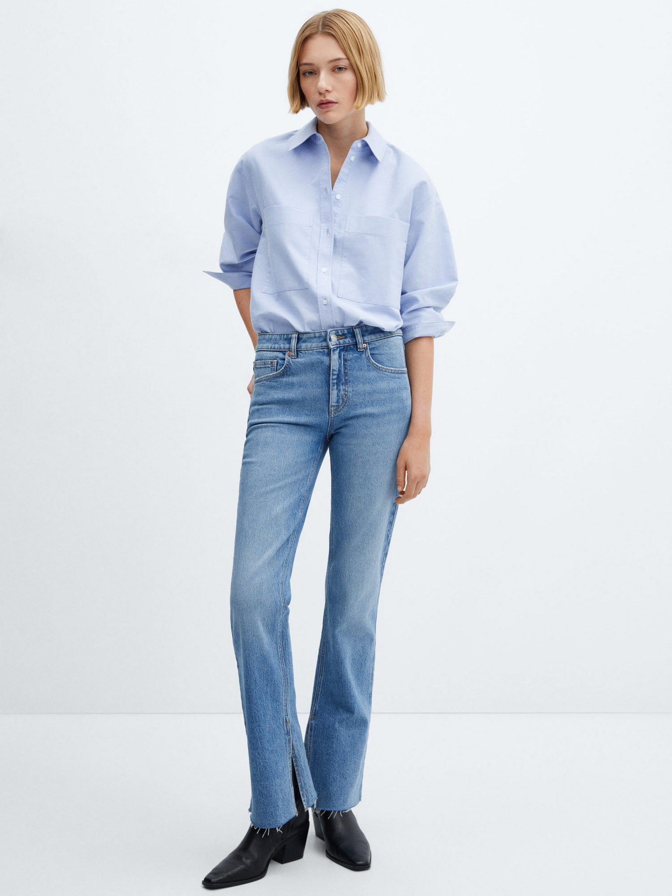 Прямі джинси MANGO Elle модель 67003274_TM Фото